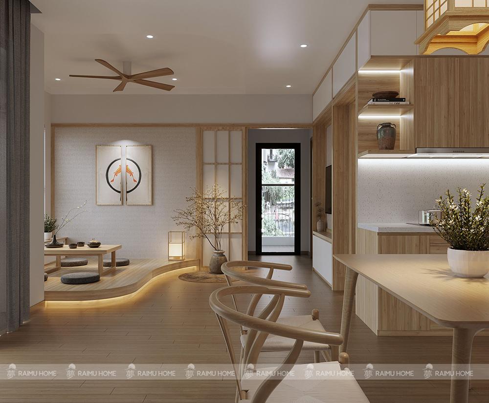 thiết kế căn hộ chung cư theo phong cách Nhật Bản 